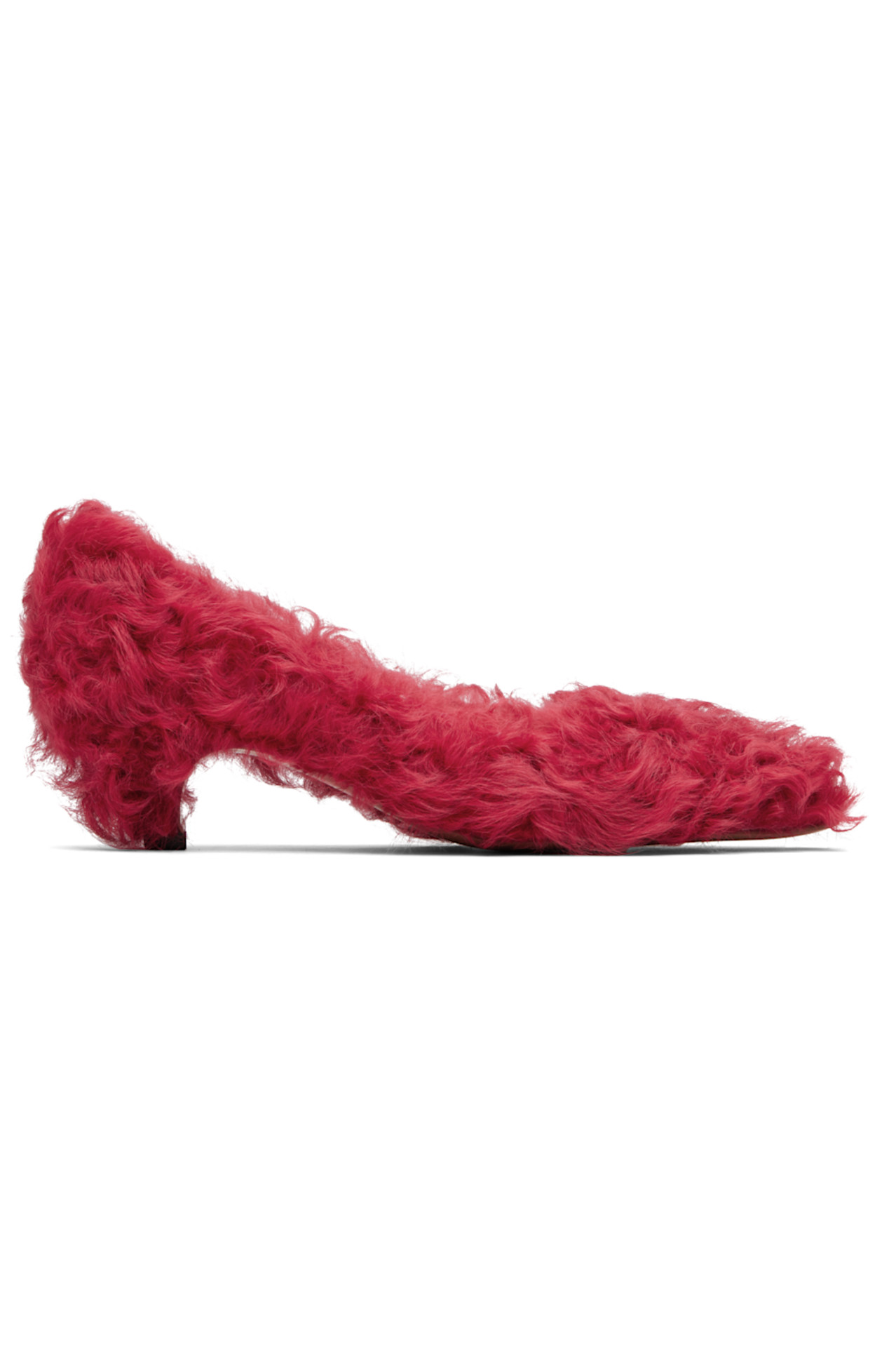 SSENSE Red Furry Heels