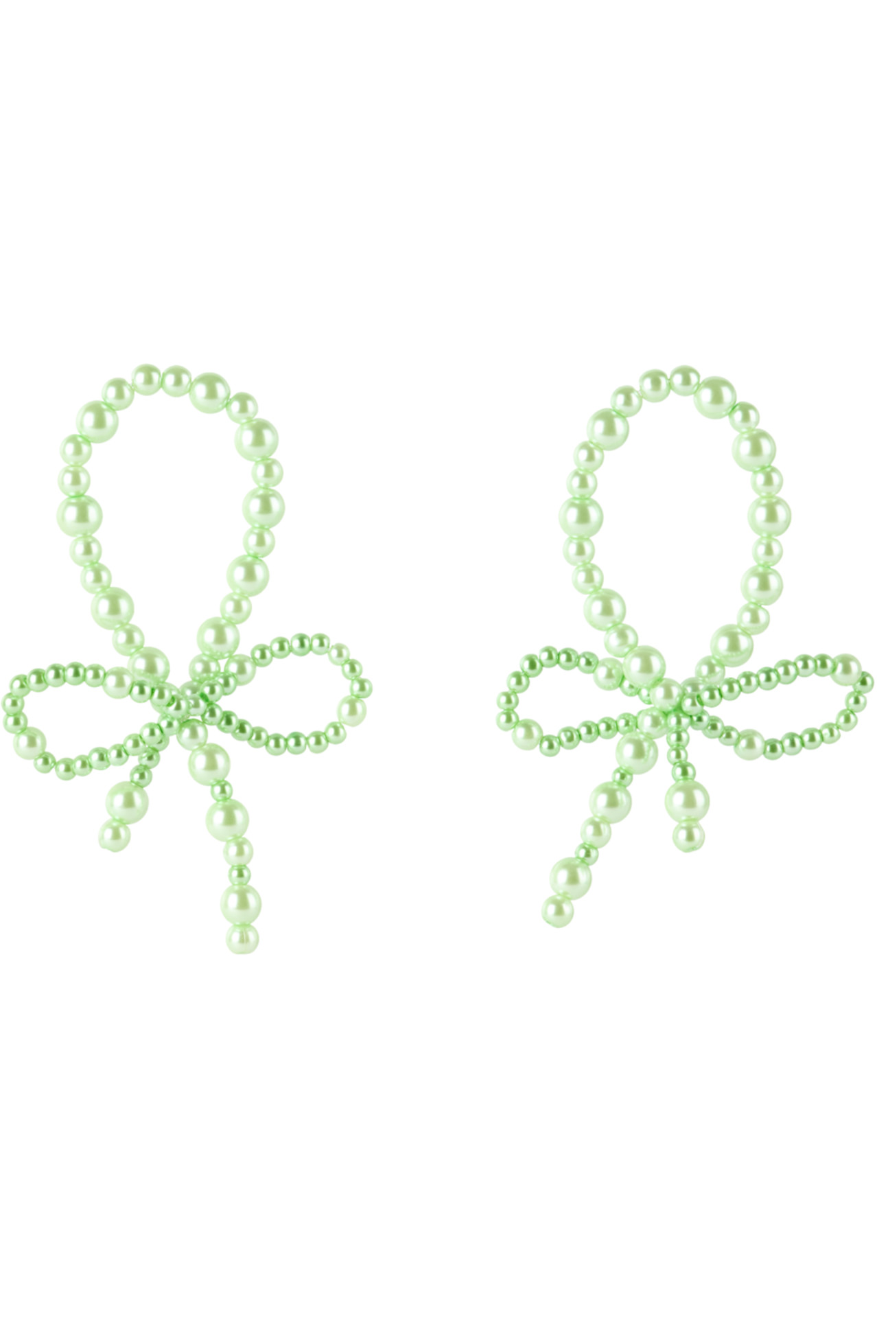 SSENSE Green L30 Faux Pearl Napkin Ring Set
