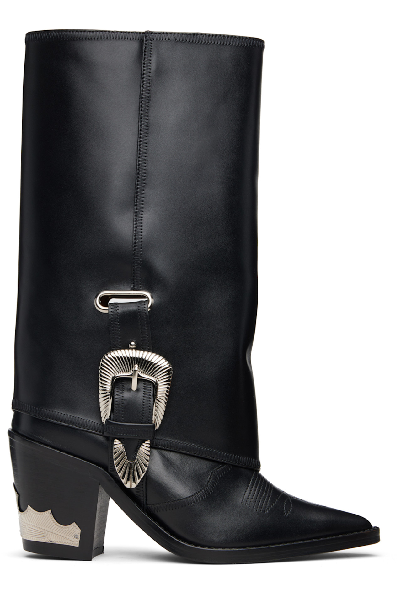 SSENSE Black Western Style Tall Boots