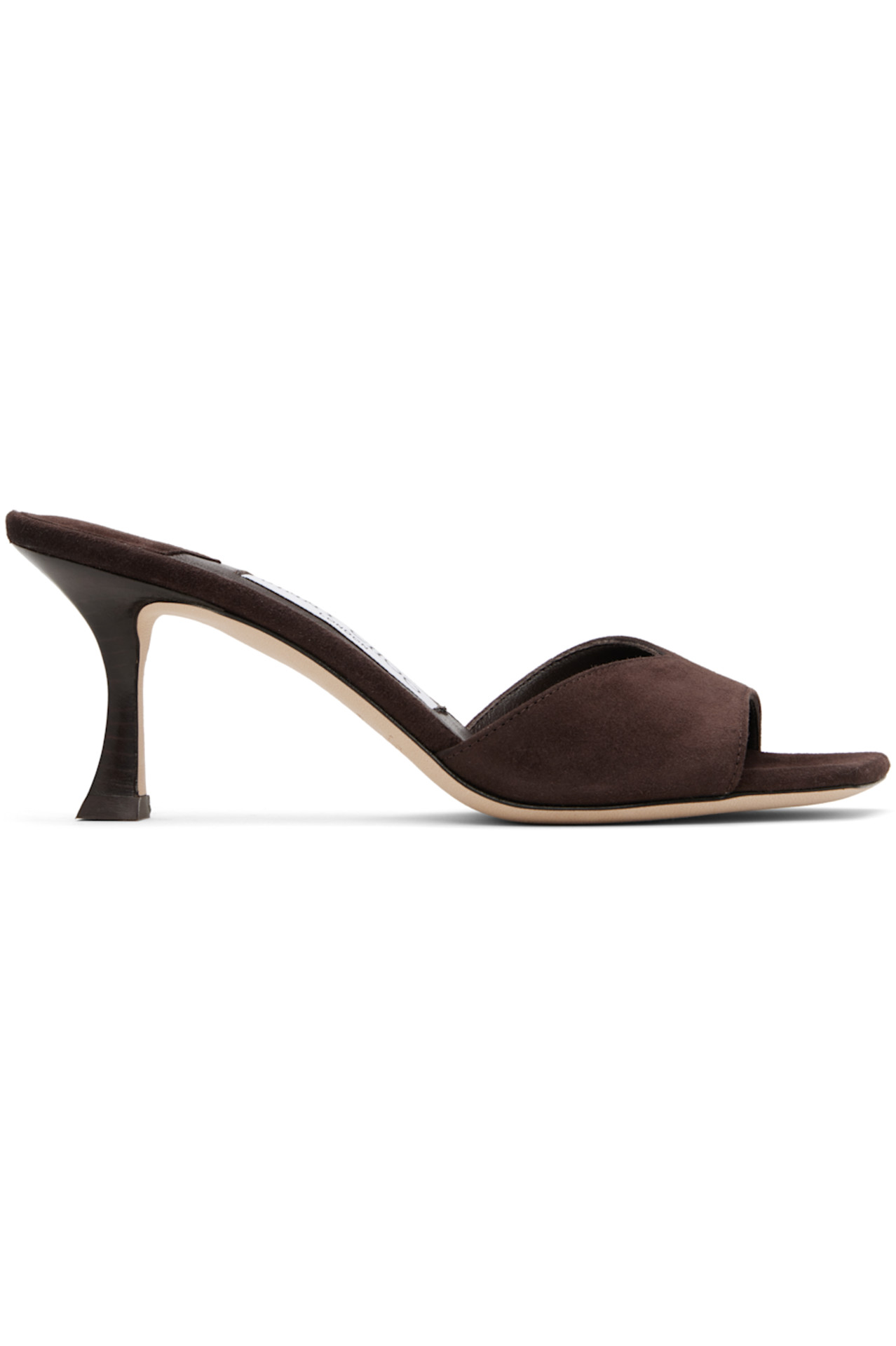 Jimmy Choo Brown Skye 70 Heeled Sandals