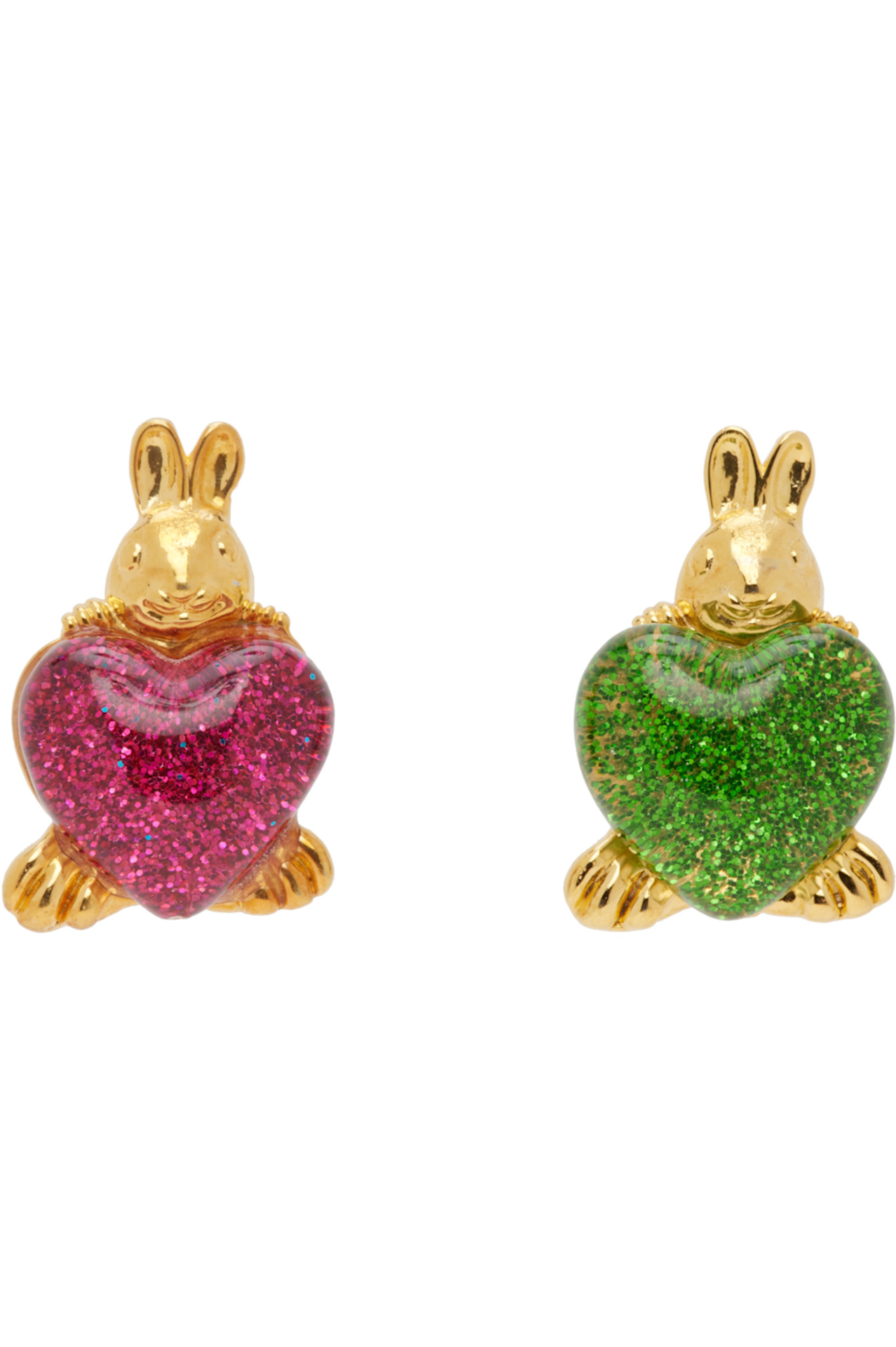 SSENSE Belly Bunnies Stud Earrings