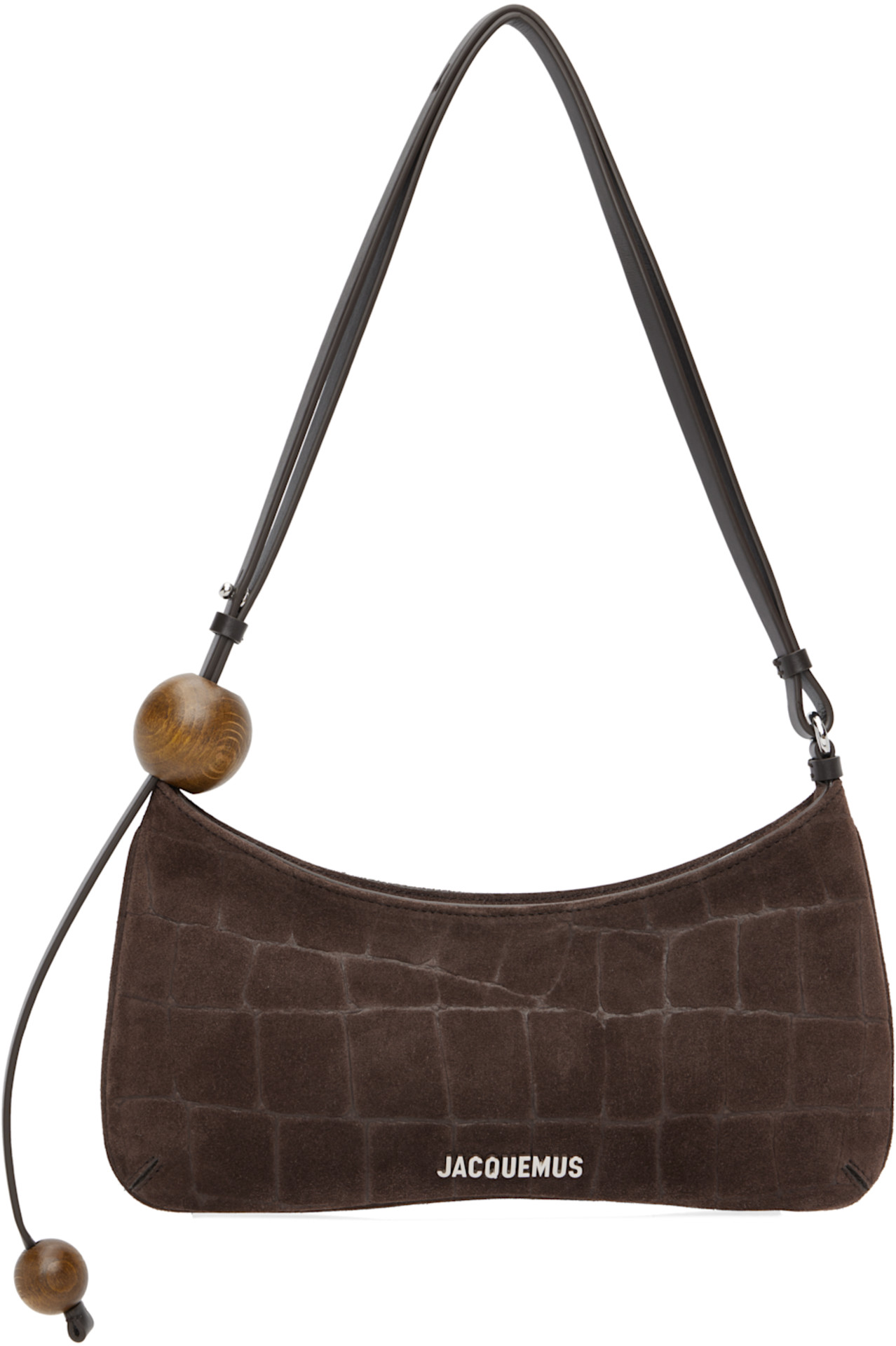 Jacquemus Brown 'The Bisou Perle' Bag