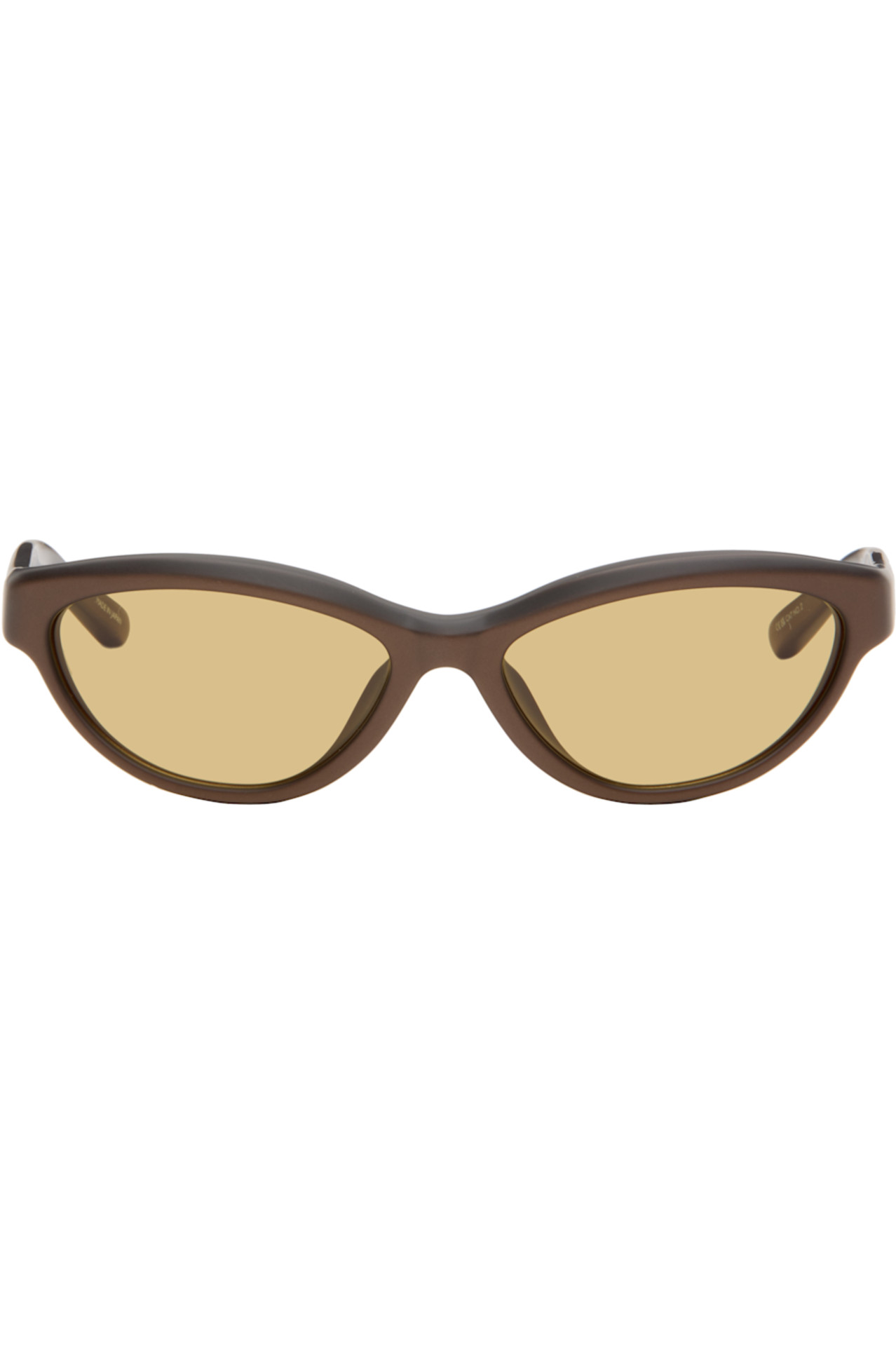 Jacquemus Brown 'The Curvo' Sunglasses