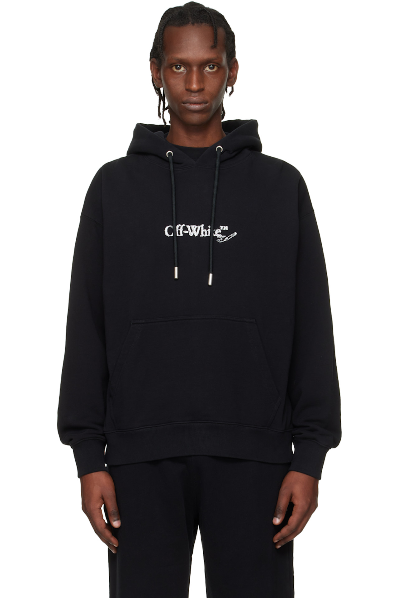 Off-White Black Scribble Arrow Skate Hoodie