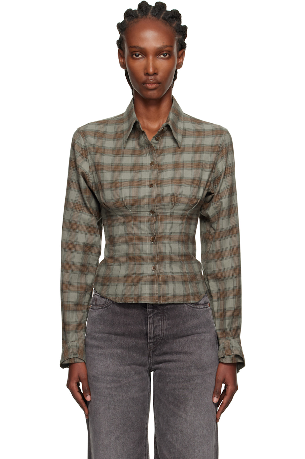SSENSE Green Envelop Shirt