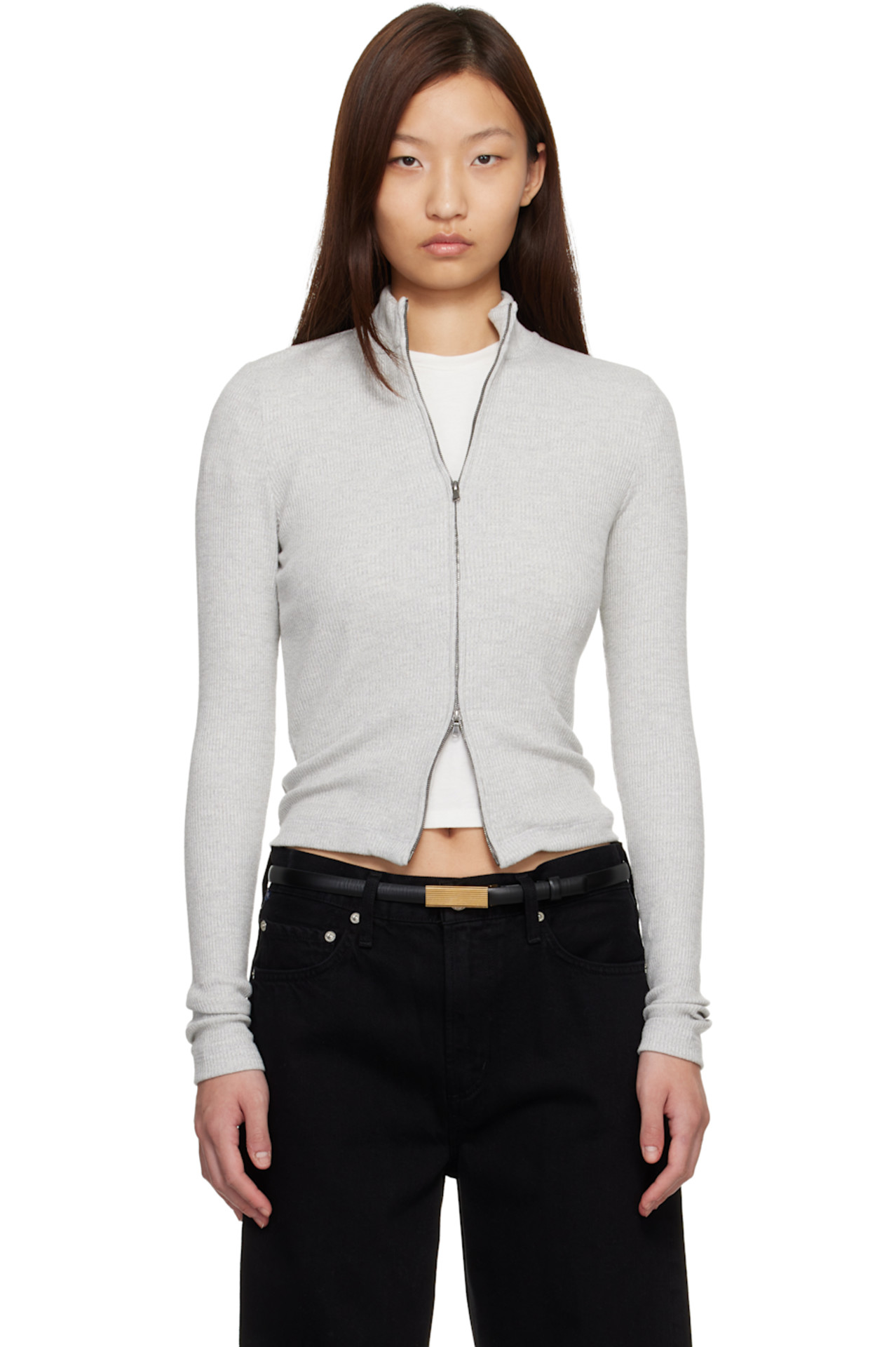 Citizens of Humanity Gray Zip Sweater