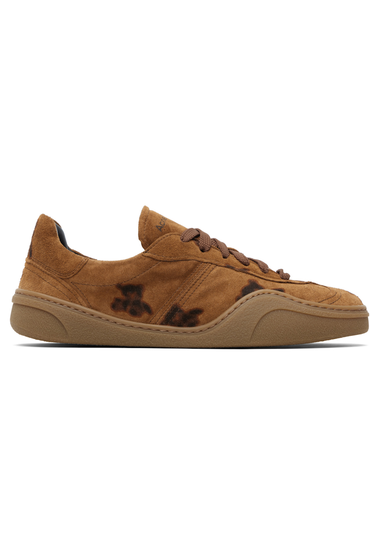 Brown Lace-Up Sneakers
