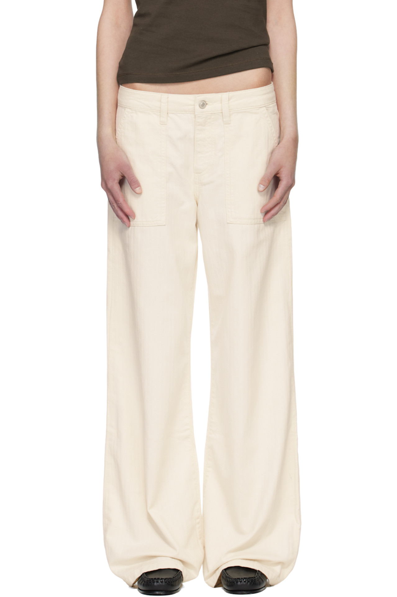 JEANERICA White Guell Trousers