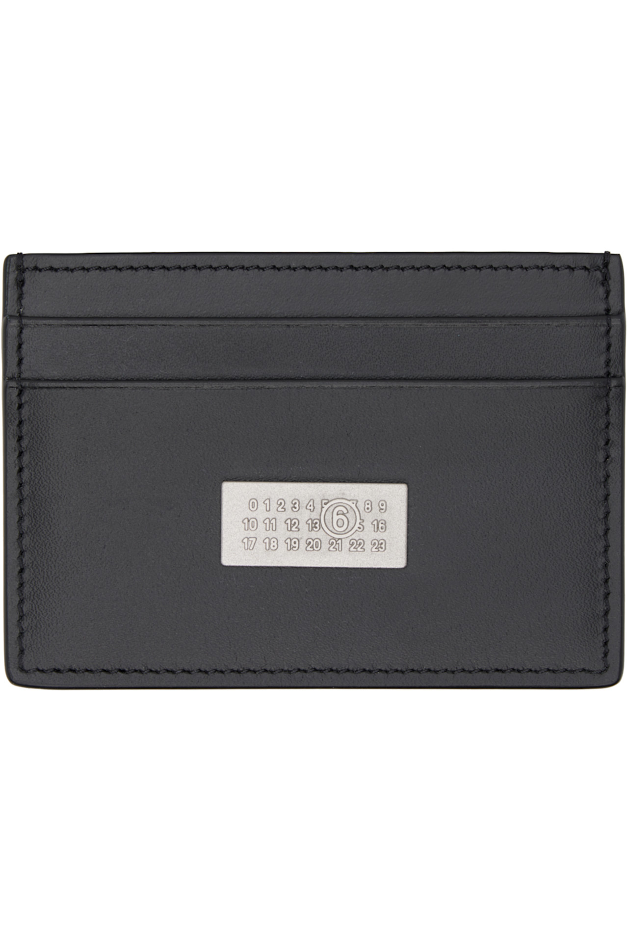 SSENSE Black Numeric Leather Card Holder