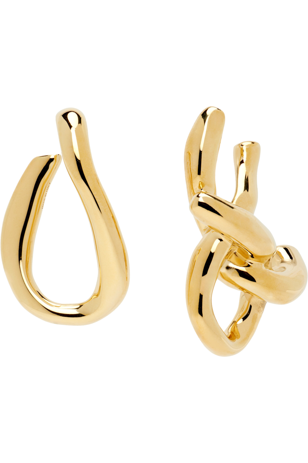 Givenchy Chain Link Asymmetric Earrings