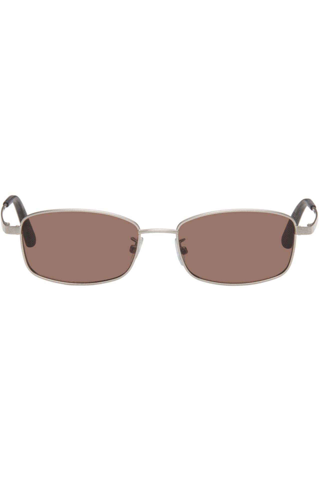 SSENSE Silver Librarian Sunglasses