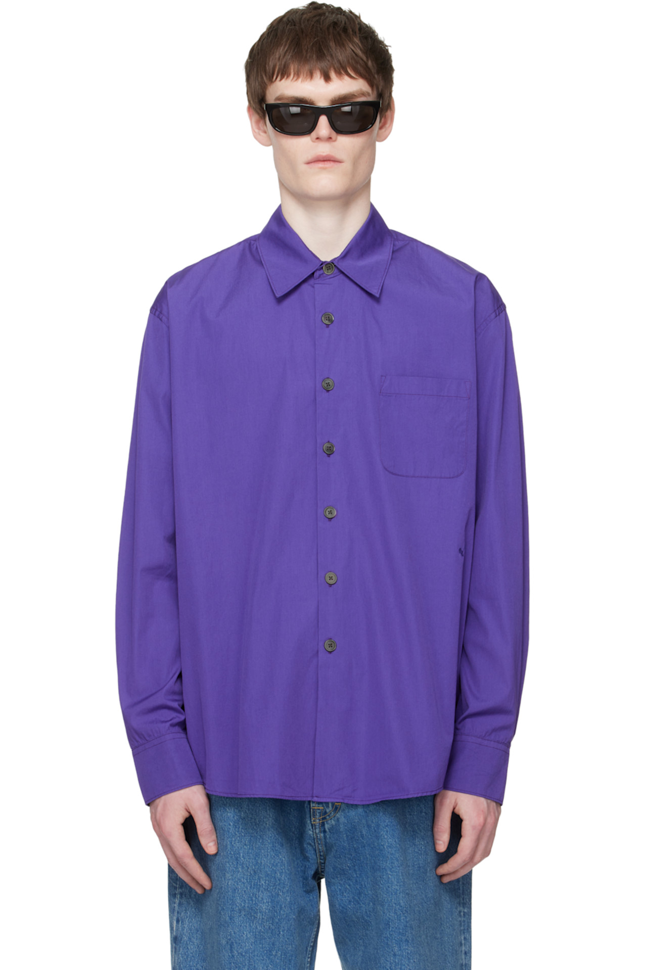 SSENSE Purple Above Shirt