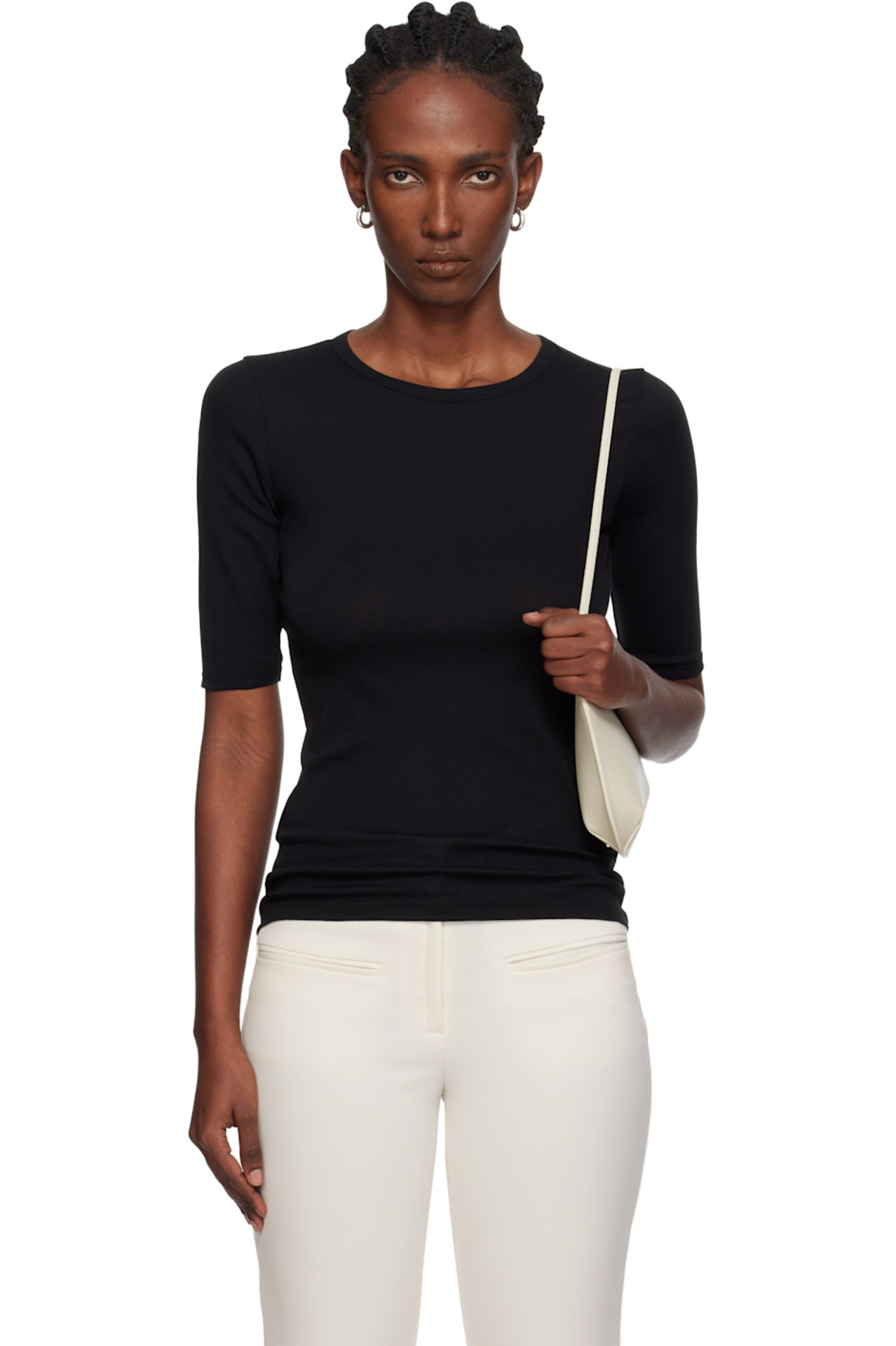 FLORE FLORE Black Anna T-shirt