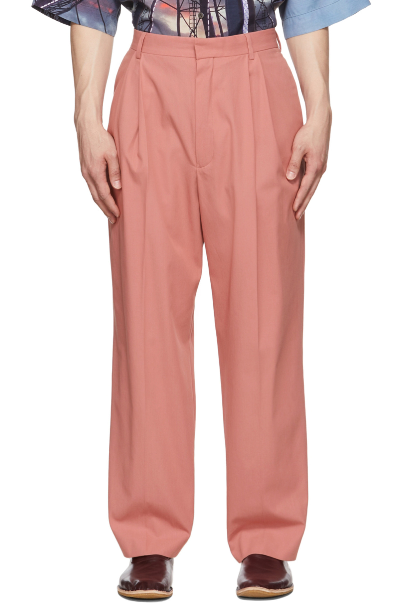 DRIES VAN NOTEN　ピンクトラウザーズ