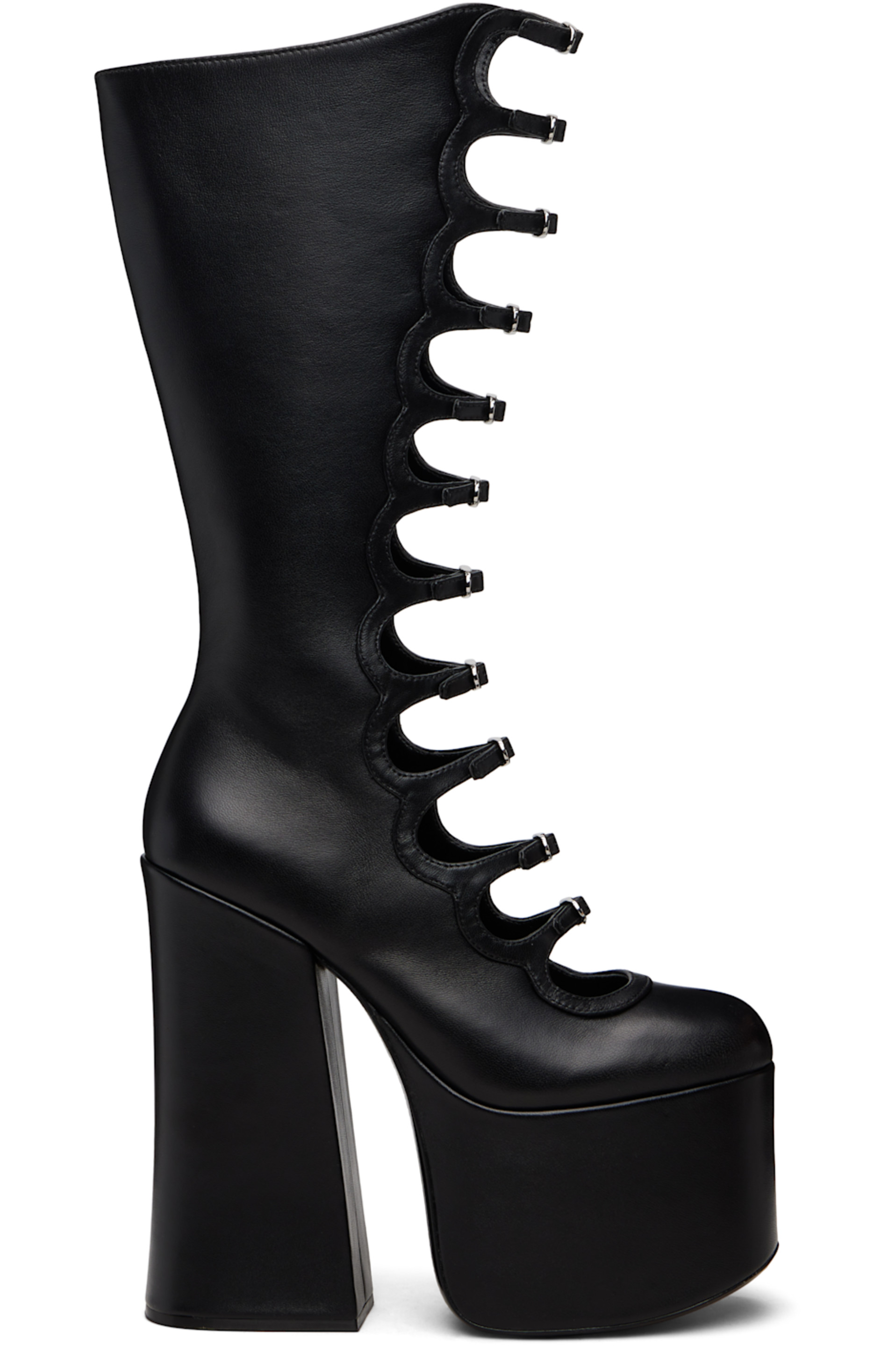 Black 'The Kiki Knee-High' Boots