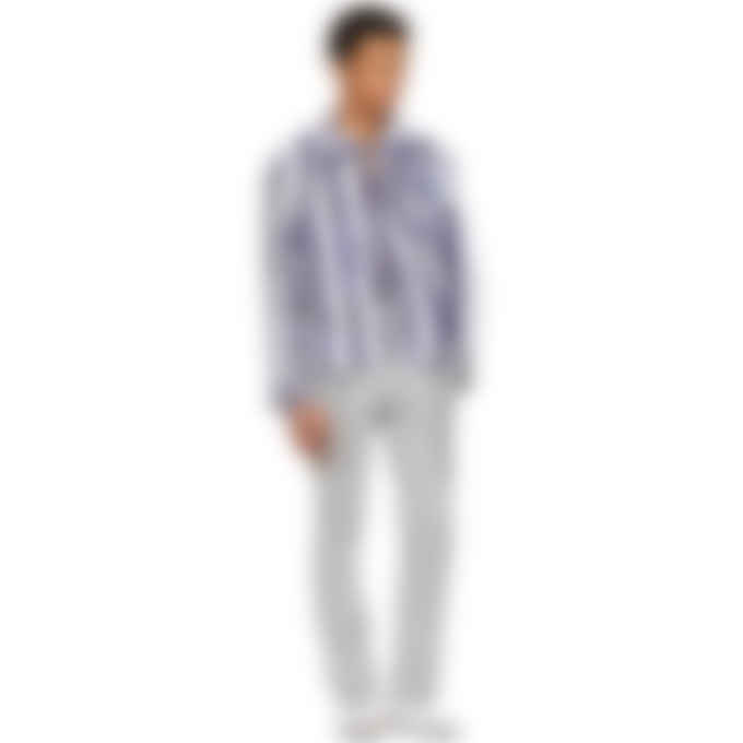 grey side stripe trousers