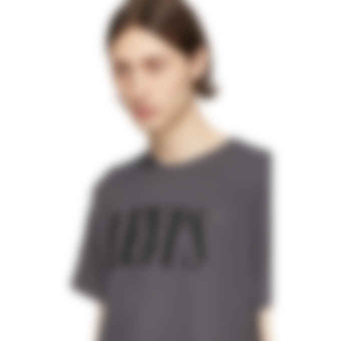 Levi S Grey 90s Serif Logo T Shirt Ssense