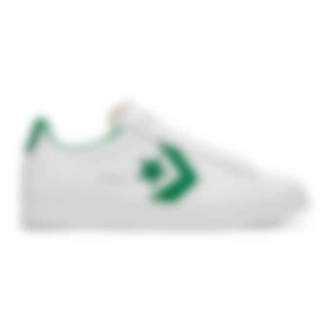converse white and green