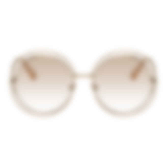 chloe rose gold sunglasses