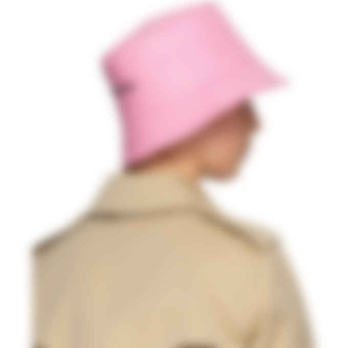 pink burberry bucket hat