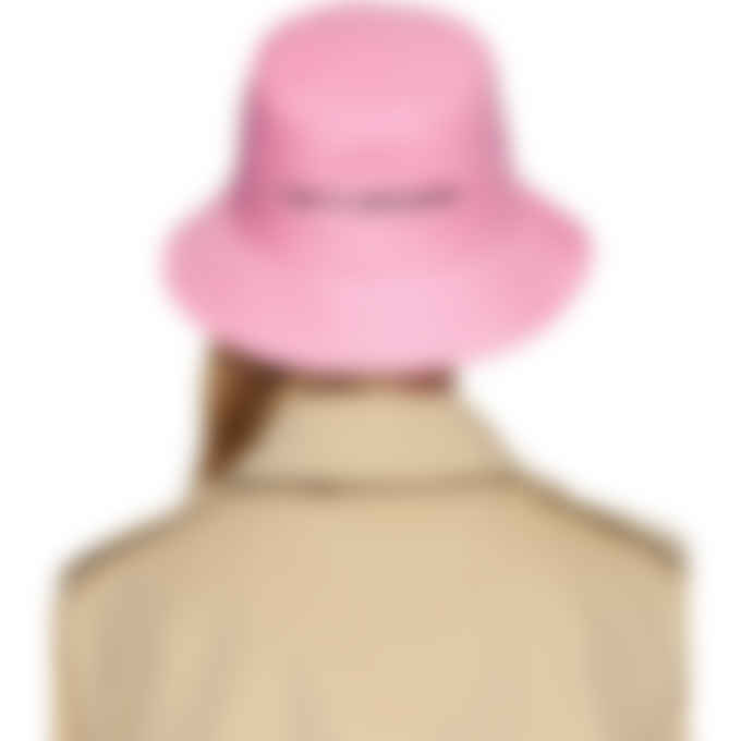 pink burberry bucket hat
