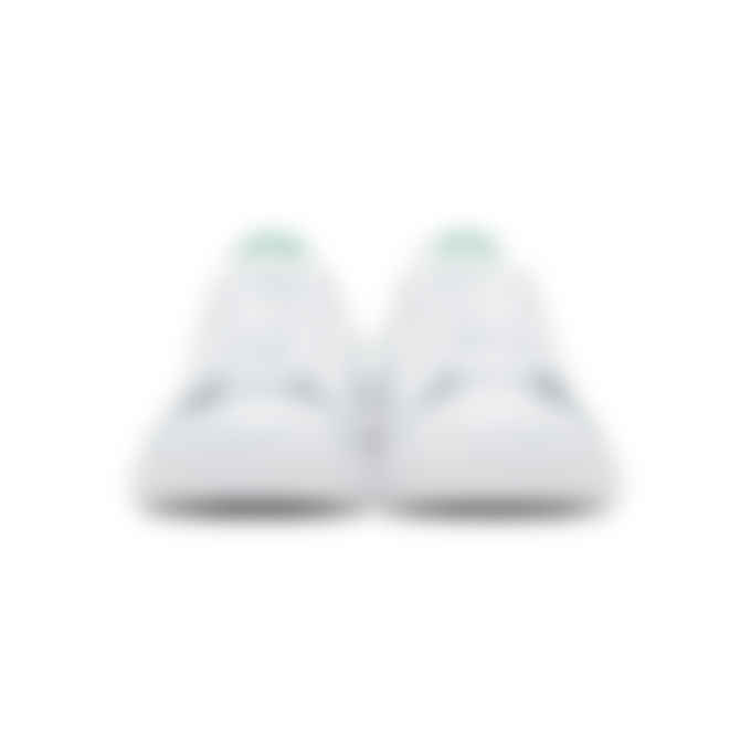 adidas originals white and green stan smith sneakers