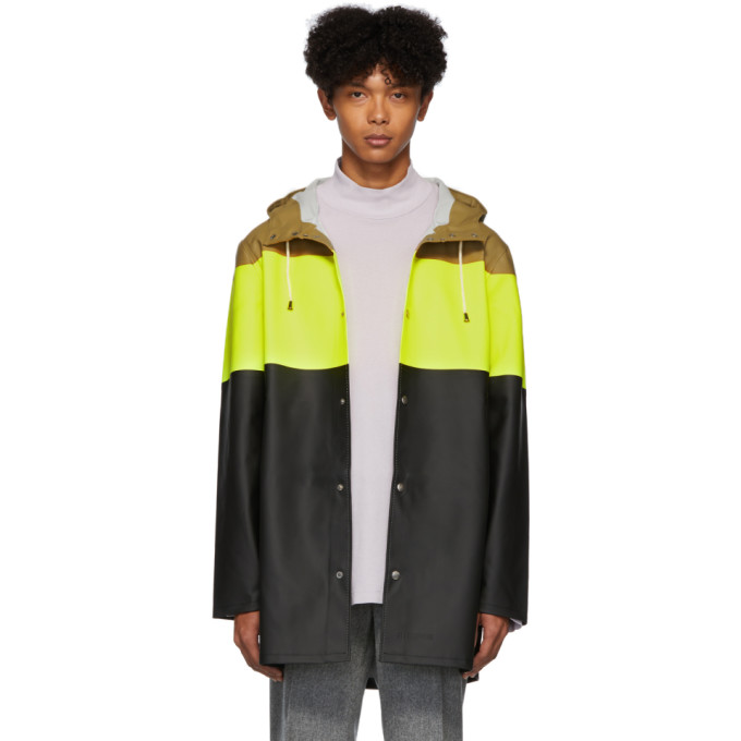 Stutterheim - Imperméable jaune et multicolore Stockholm