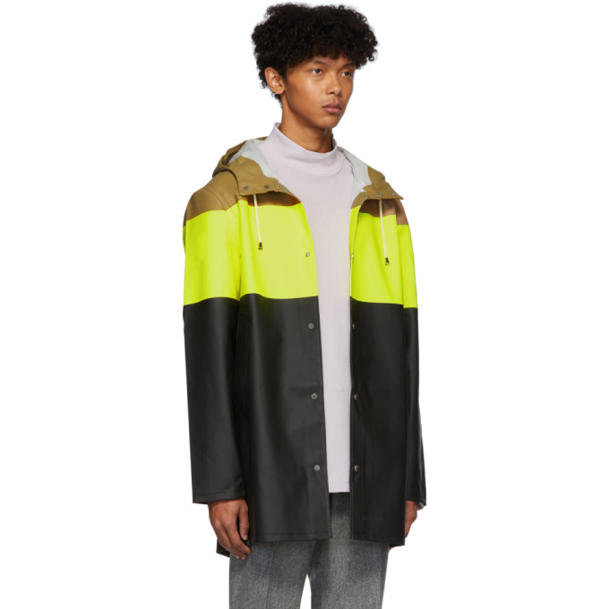 Stutterheim - Imperméable jaune et multicolore Stockholm