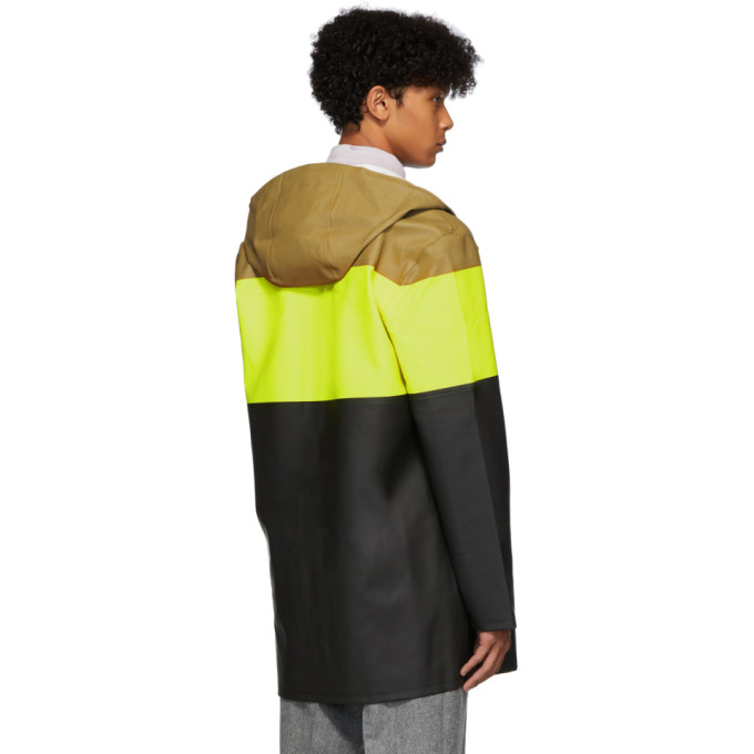Stutterheim - Imperméable jaune et multicolore Stockholm