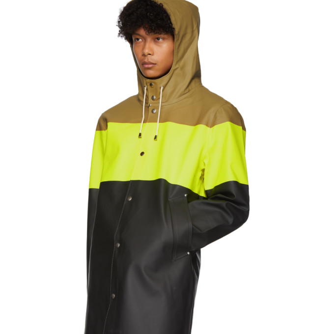 Stutterheim - Imperméable jaune et multicolore Stockholm
