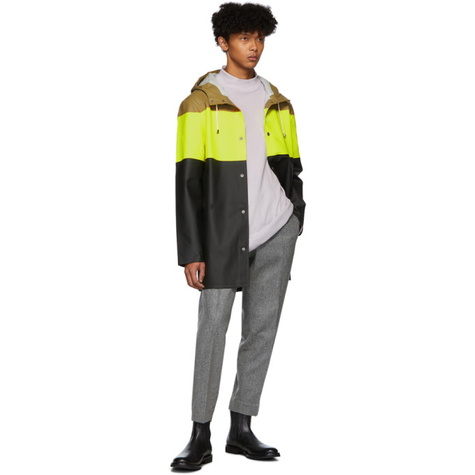 Stutterheim - Imperméable jaune et multicolore Stockholm
