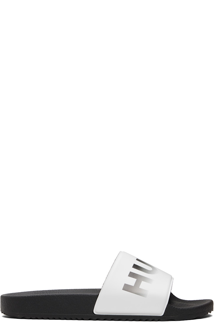 Hugo White Logo Slides