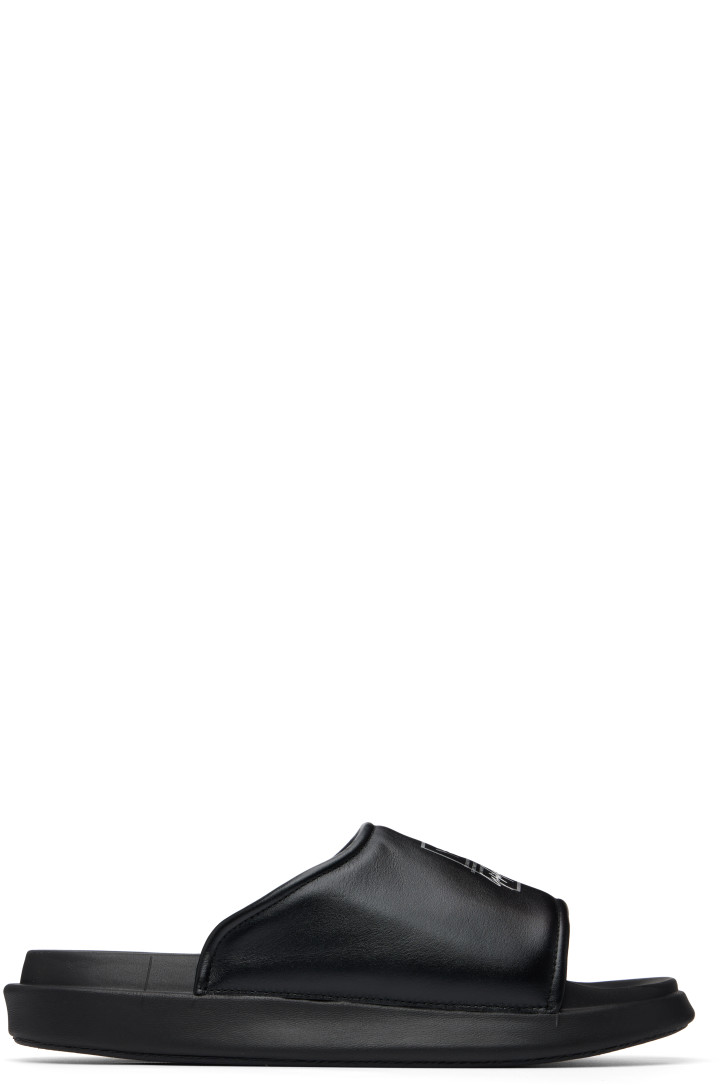 Y-3 Black Slides