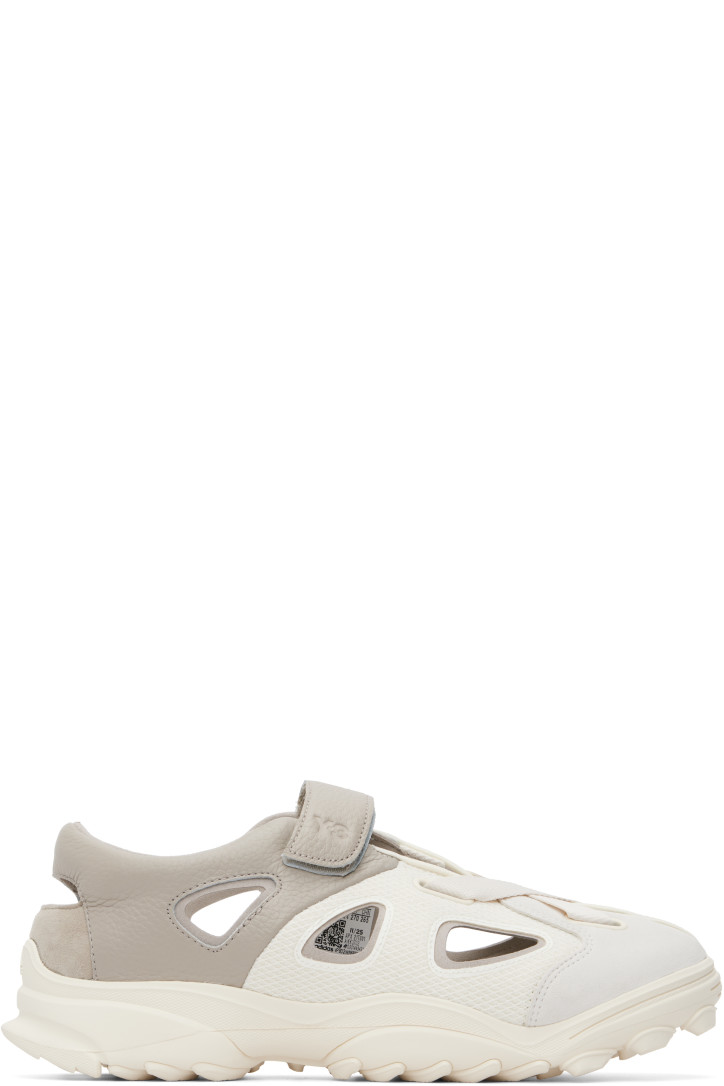 Y-3 Off-White & Taupe GSG9 Sandals