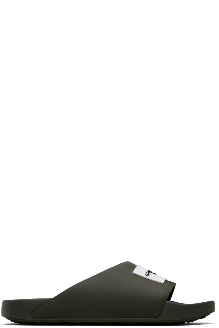 Givenchy Khaki Label Mule Slides