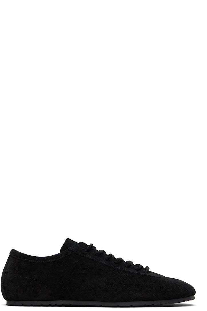 Dries Van Noten Black Suede Sneakers