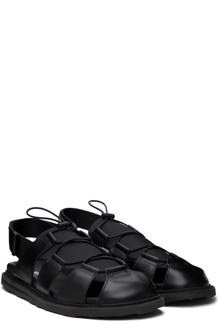 Moschino Black Sporty Sandals — foto 4