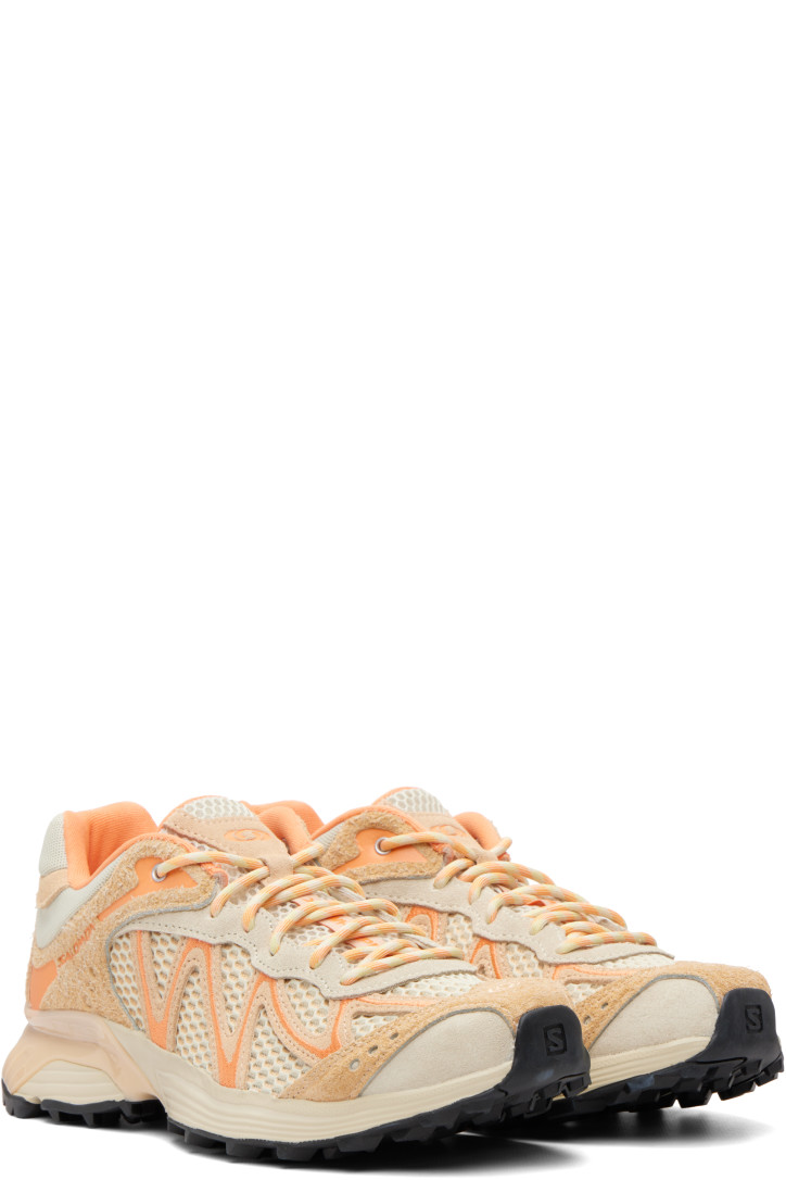 Salomon Beige & Orange XT-Whisper Embroidery Sneakers — foto 4
