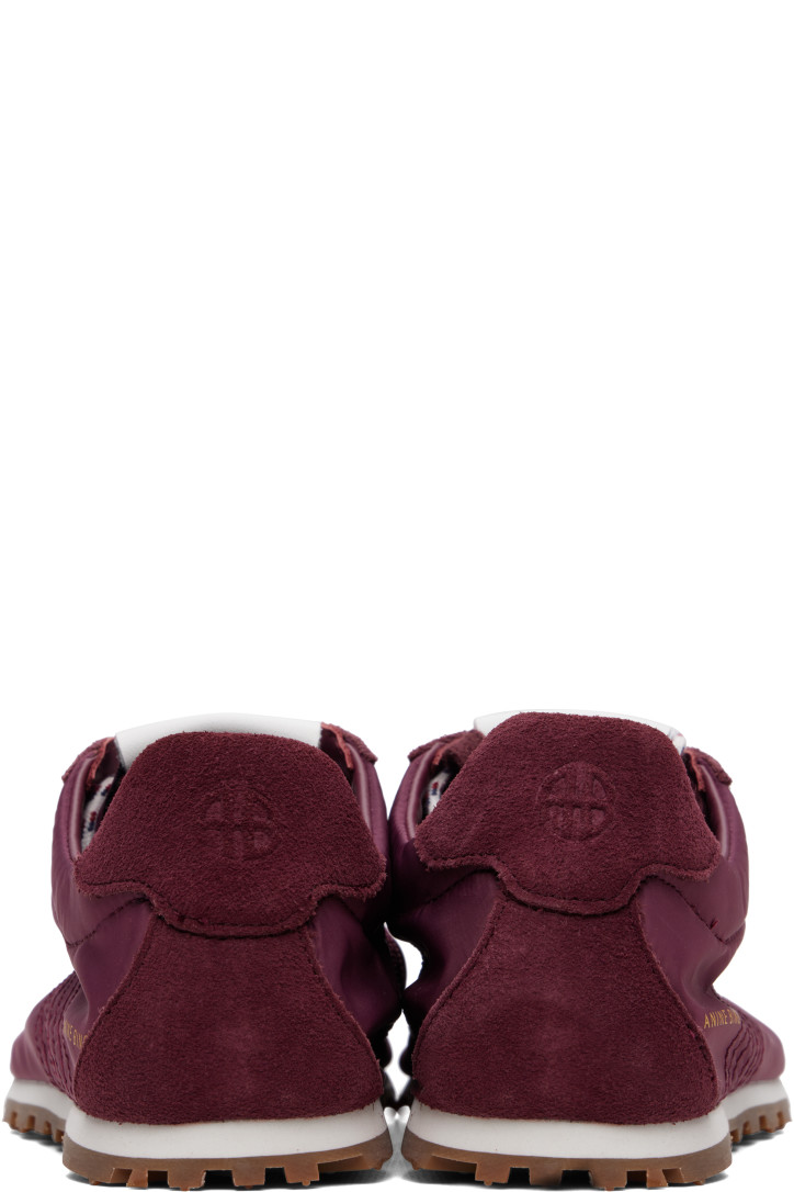 Anine Bing Burgundy Juna Sneakers — foto 2