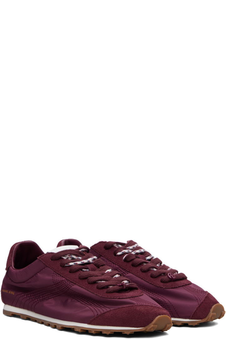 Anine Bing Burgundy Juna Sneakers — foto 4
