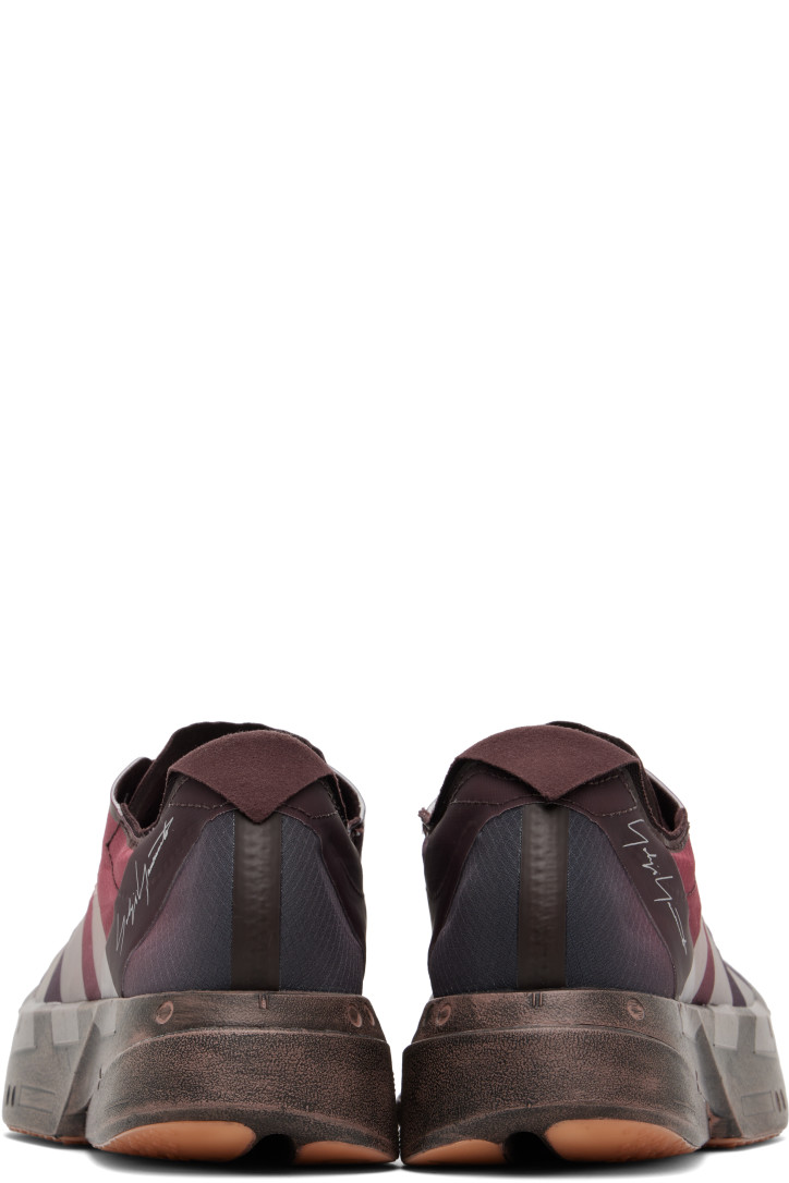 Y-3 Red & Gray Adios Pro 4 Sneakers — photo 2