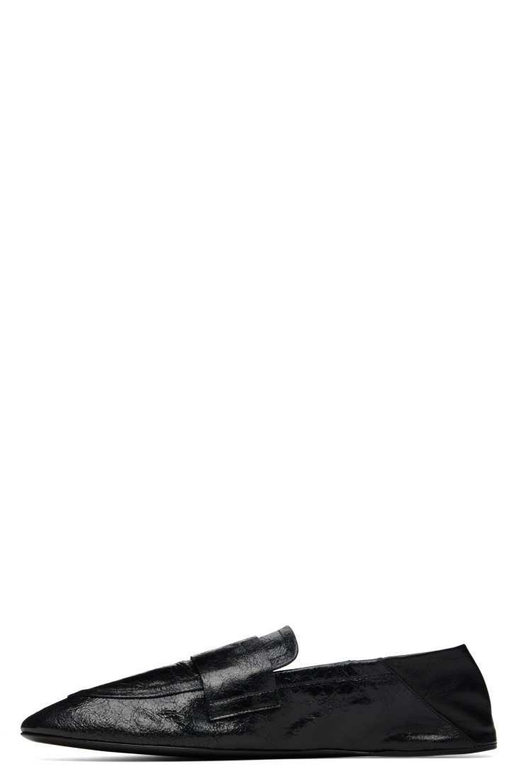 Balmain Black Flat Loafers — photo 3