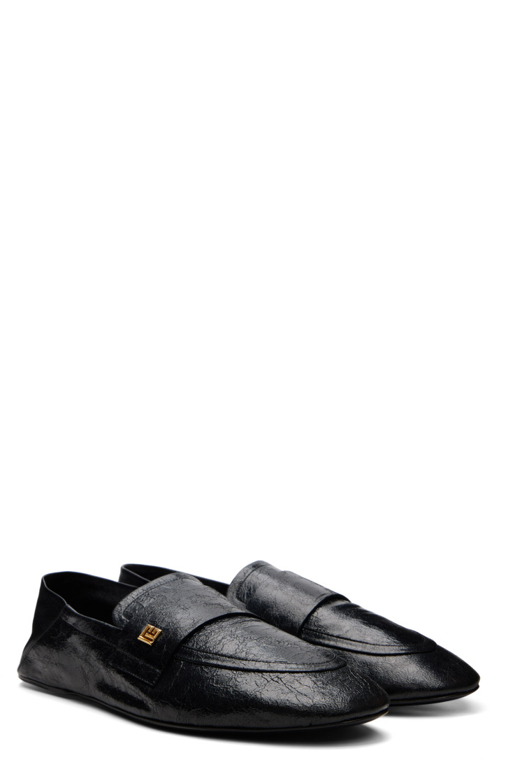 Balmain Black Flat Loafers — photo 4