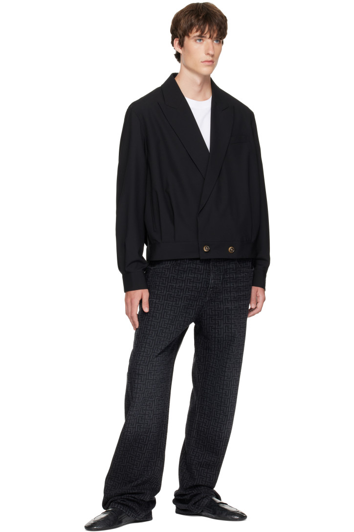 Balmain Black Flat Loafers — photo 5