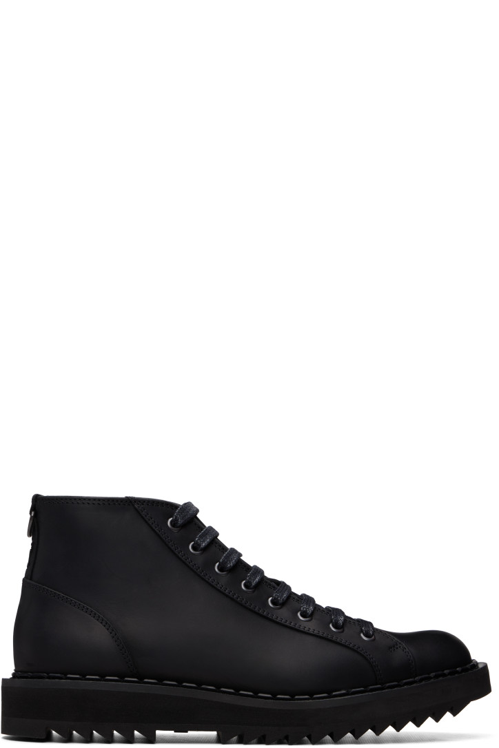 George Cox Black Ripple Monkey Boots
