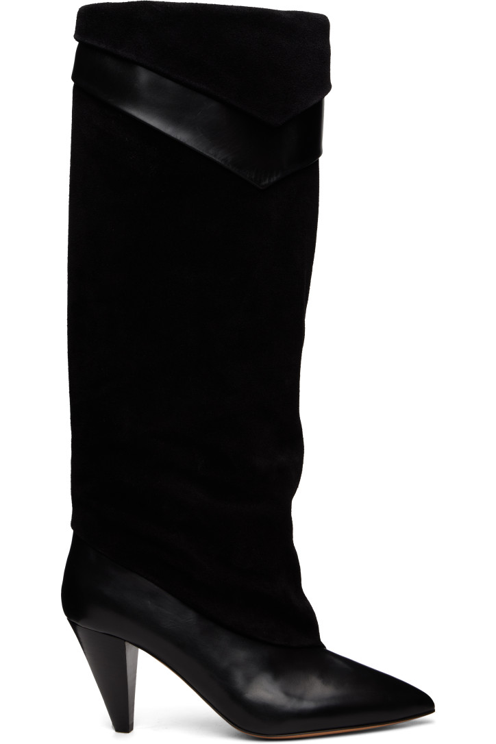 Isabel Marant Black Lezra Tall Boots