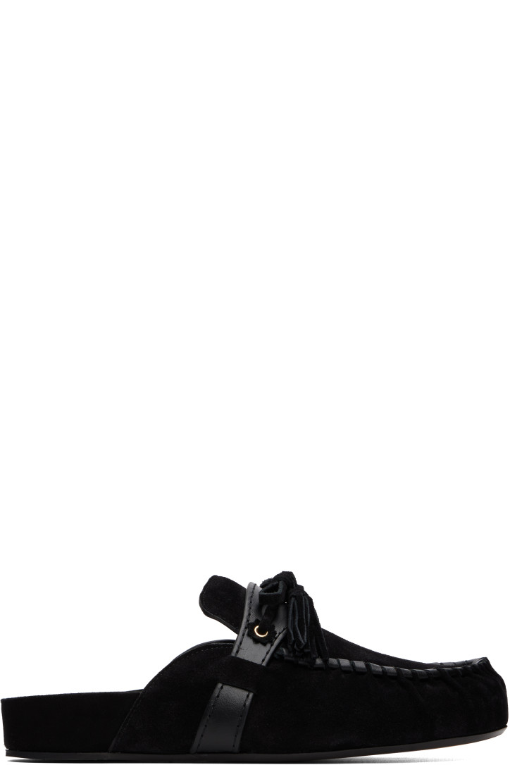 Isabel Marant Black Malvin Mule Loafers