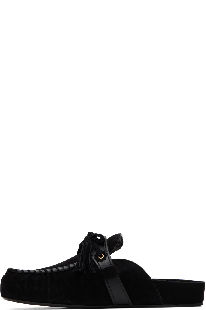 Isabel Marant Black Malvin Mule Loafers — photo 3