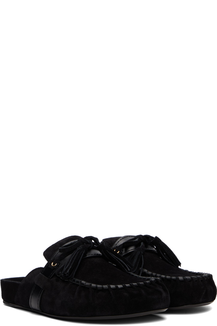 Isabel Marant Black Malvin Mule Loafers — photo 4