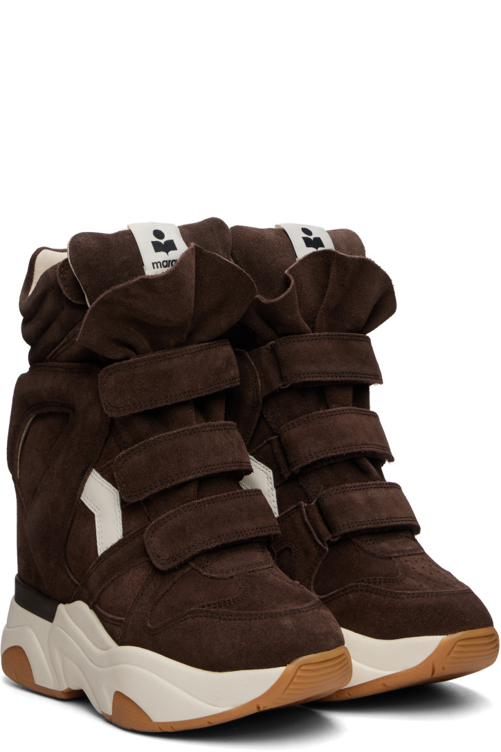 Isabel Marant Brown Balskee Sneakers — photo 4